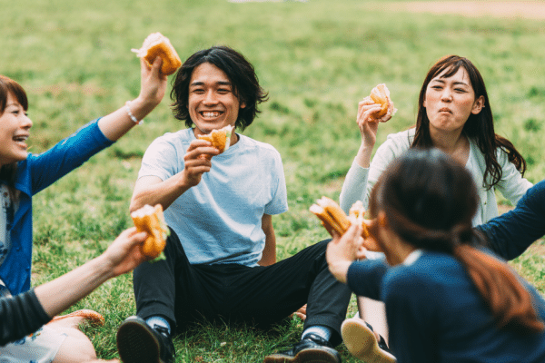 Happy friends picnic carbs - Uniquely Health